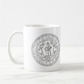 Ukrainischer Cossacs Coin Cup 2022 Kaffeetasse (Links)