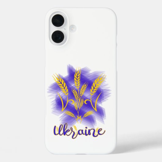 Ukrainischer Dreier aus Weizenohr Case-Mate iPhone Hülle (Rückseite)