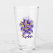 Ukrainischer Dreier aus Weizenohr Glas (Rückseite)