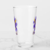 Ukrainischer Dreier aus Weizenohr Glas (Links)