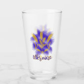 Ukrainischer Dreier aus Weizenohr Glas (Vorderseite)