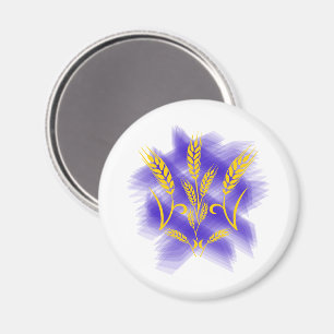 Ukrainischer Dreier aus Weizenohr Magnet