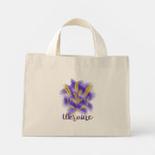 Ukrainischer Dreier aus Weizenohr Mini Stoffbeutel (Rückseite)