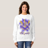Ukrainischer Dreier aus Weizenohr Sweatshirt (Vorne ganz)