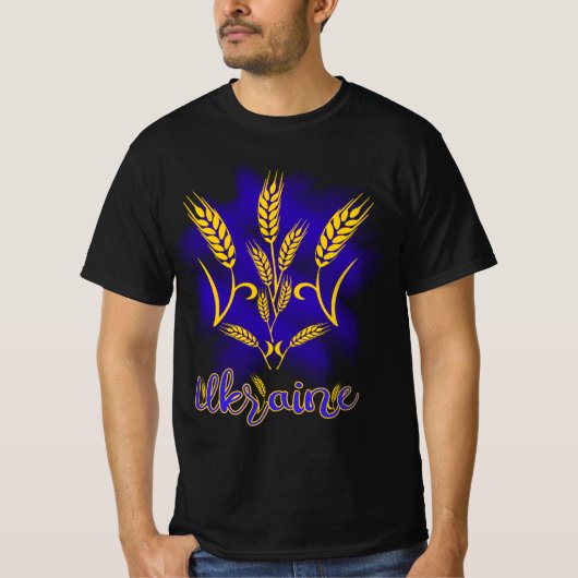 Ukrainischer Dreier aus Weizenohr T-Shirt (Vorderseite)