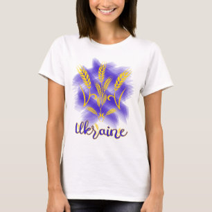 Ukrainischer Dreier aus Weizenohr T-Shirt