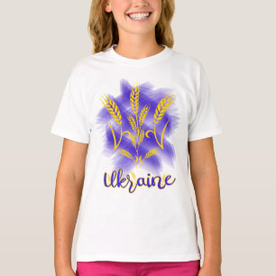 Ukrainischer Dreier aus Weizenohr T-Shirt