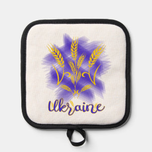 Ukrainischer Dreier aus Weizenohr Topflappen