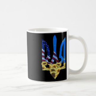 Ukrainischer Dreizack Sonnenblume Amerikanische Fl Kaffeetasse