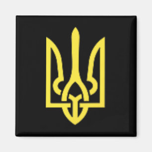 Ukrainischer Dreizack - Ukraine Tryzub Symbol Magnet