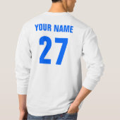 Ukrainischer Eis-Hockey-T - Shirt mit Namen u. (Rückseite)