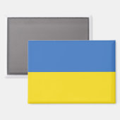 ukrainischer Flaggenmagnet Magnet (Vorderseite/Rückseite)