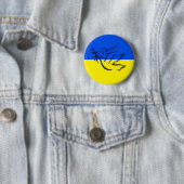 ukrainischer Frieden Button (Beispiel)