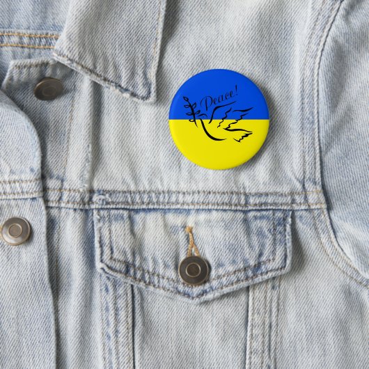 ukrainischer Frieden Button (Beispiel)