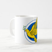 ukrainischer Frieden Kaffeetasse (Vorderseite Links)