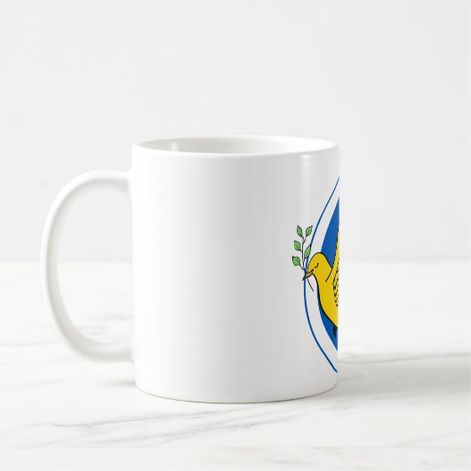 ukrainischer Frieden Kaffeetasse (Links)
