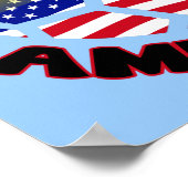 Ukrainischer Fußballposter Poster (Ecke)