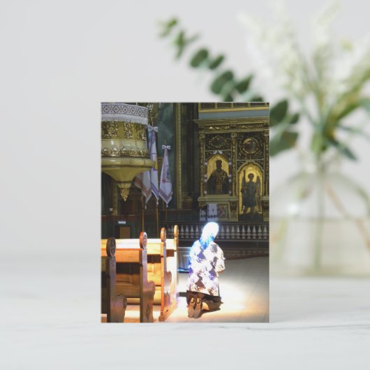 ukrainischer Glaube Postkarte (Stehend Vorderseite)