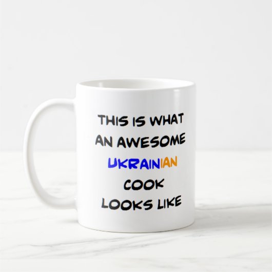 ukrainischer Koch phantastisch Kaffeetasse (Links)