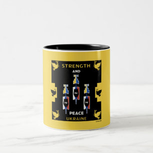 ukrainischer Kriegssieg Zweifarbige Tasse