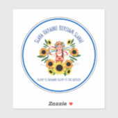 Ukrainischer Mädchenrühm in der Ukraine Autokal Aufkleber (Blatt)