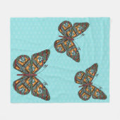 Ukrainischer Monarch Fleece Blanket (Vorderseite (Horizontal))