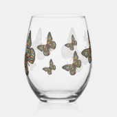 ukrainischer Monarch Weinglas Ohne Stiel (Links)