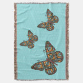 Ukrainischer Monarchwirbel Blanket Decke (Vorderseite Vertikal)