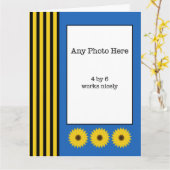Ukrainischer Muttertag Karte (Gelbe Blume)