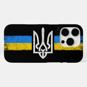 ukrainischer Präsident - ukrainisches Flaggensymbo iPhone 16 Pro Hülle