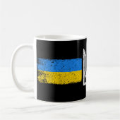 ukrainischer Präsident - ukrainisches Flaggensymbo Kaffeetasse (Links)