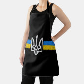 ukrainischer Präsident - ukrainisches Flaggensymbo Schürze (InSitu)