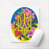 ukrainischer Präsident und ukrainische Flagge mit Mousepad (Mit Mouse)