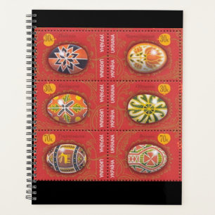Ukrainischer Red Pysanky Ostereier Planer