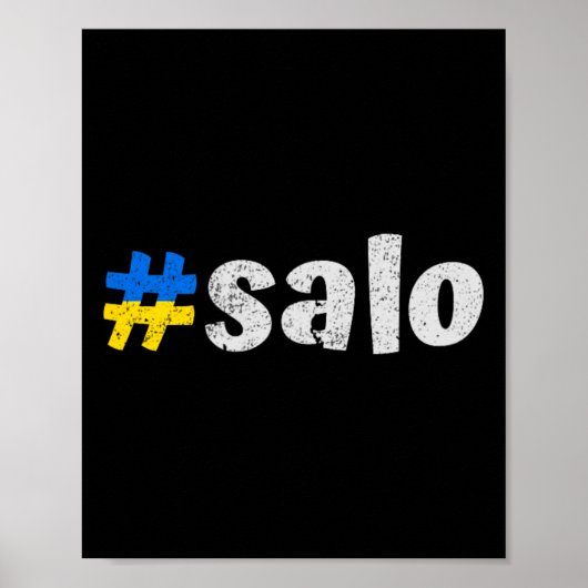 Ukrainischer Salo Lustiger Ukraine Traditionelles Poster (Vorne)