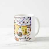 Ukrainischer Schneemann und Kinder Kaffeetasse (VorderseiteRechts)