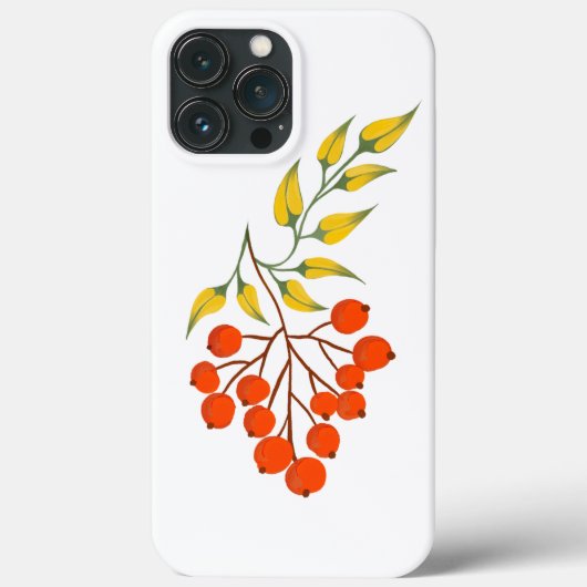 Ukrainischer Stil viburnum Zweig. Ukraine Case-Mate iPhone Hülle (Rückseite)