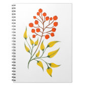 Ukrainischer Stil viburnum Zweig. Ukraine Notizblock (Vorderseite)