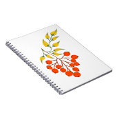 Ukrainischer Stil viburnum Zweig. Ukraine Notizblock (Rechte Seite)