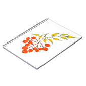 Ukrainischer Stil viburnum Zweig. Ukraine Notizblock (Linke Seite)