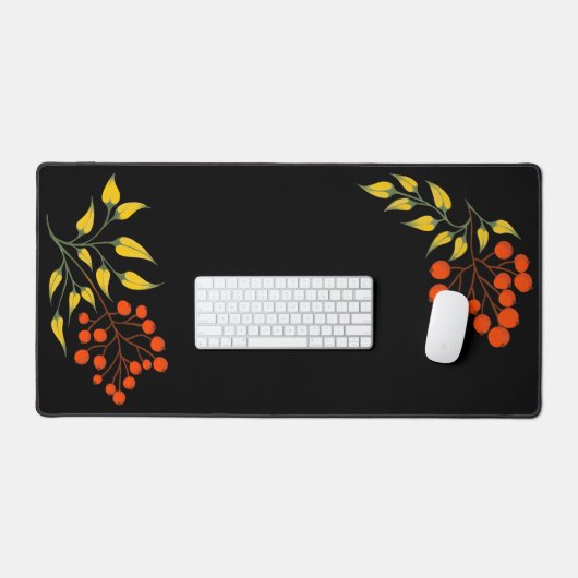 Ukrainischer Stil viburnum Zweig. Ukraine Schreibtischunterlage (Tastatur & Maus)