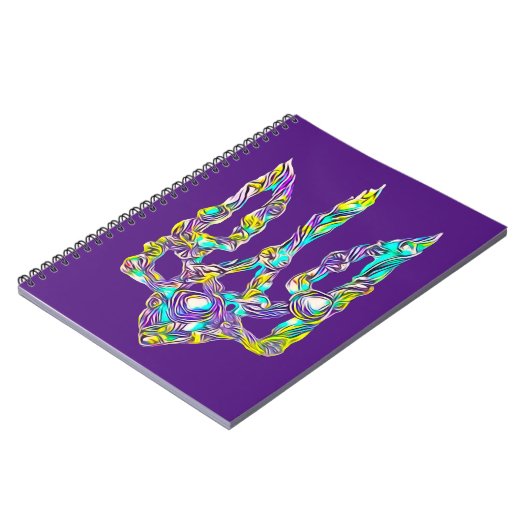 ukrainischer Symboltrident Notizblock (Linke Seite)