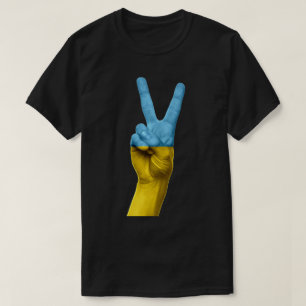 Ukrainischer T - Shirt für die Solidarität unter d