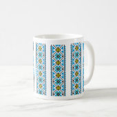 Ukrainischer Teacup mit Muster Kaffeetasse (VorderseiteRechts)