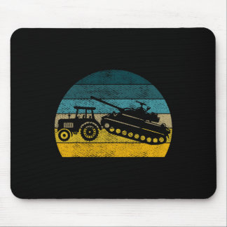 Ukrainischer Traktor Unterstützen Sie die Ukraine Mousepad