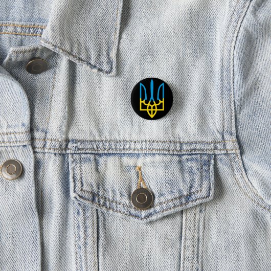 ukrainischer Trident Button (Beispiel)