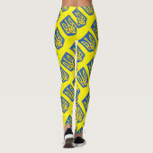 ukrainischer Trident Leggings (Rückseite)