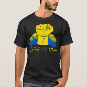 Ukrainischer Überfluss stehe ich mit der Ukraine U T-Shirt