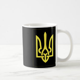 Ukrainischer Ukraine Dreizack Kaffeetasse