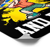 Ukrainischer und stolz Ukrainischer Junge Ukrainef Poster (Ecke)